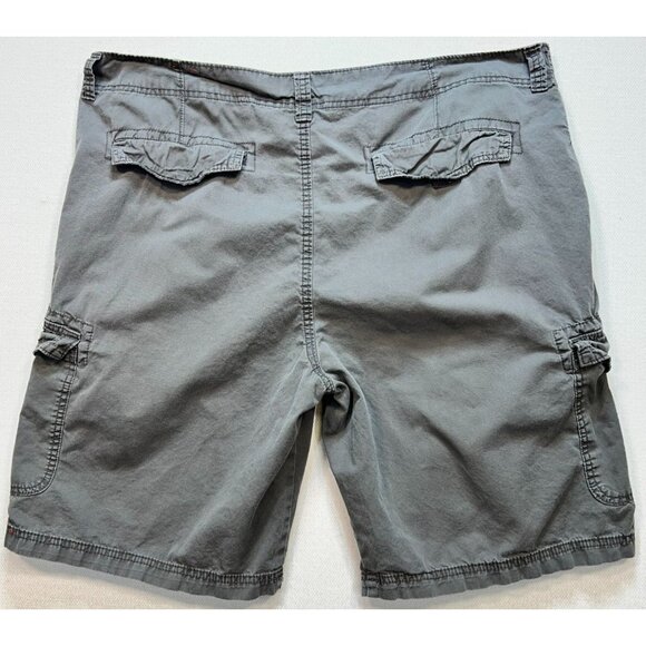 Unionbay Men's Cargo Walking Hiking Shorts Stretch Size 42 Gray Pockets Casual - Picture 2 of 11